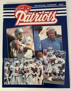 New England PATRIOTS Yearbook - MINT NFL - 1993 Bledsoe RC/Troy Brown/Zolak - Picture 1 of 14