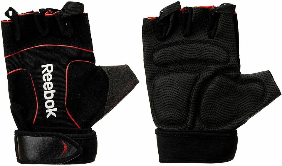 [B09293] Guantes de elevación Reebok para hombre Foto 1 de 1