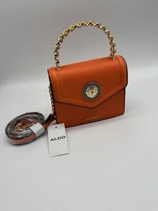 Women’s Aldo Bag |  Brand New Aldo Orange Mini Crossbody Bag - Picture 1 of 3
