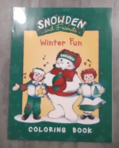 Snowden and Friends Coloring Book Raggedy Ann Andy 1998 1st Edition - Picture 1 of 3