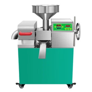New Intelligent Commercial Grade Oil Press Machine Cold & Hot Adjustable 220V - Picture 1 of 14