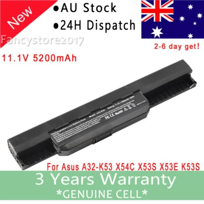 Laptop Battery For ASUS k53 K43 A41-K53 A32-K53 K53s K53E K53SV A43EI241SV-SL AU - image 1 of 4