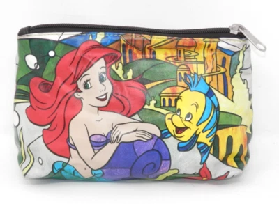 Сумка на молнии Loungefly Disney The Little Mermaid камбала Ariel 7x5 дюймов макияж для путешествий - Изображение 1 из 4