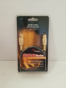 Radio shack Gold Series 3’ Coaxial Cable New Sealed In Package - Picture 1 of 4