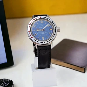 reloj para hombre, URSS, vintage, reloj vintage, en estado de funcionamiento, anfibio - Imagen 1 de 15