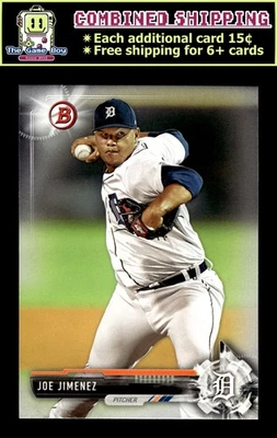 2017 Bowman: Prospects #BP38 Joe Jimenez Detroit Tigers - Image 1 of 2