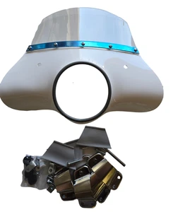 lambretta s2 li tv s3 li mosquitera cuppini blanco/claro con fijaciones italia - Imagen 1 de 5