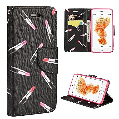 GSA Executive Graphic Wallet Case for iPhone SE (2022-20), 8 & 7 Lipstick - Image 1 of 1
