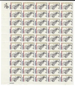 US SCOTT 1315 PANE OF 50 MARINE RESERVE STAMPS 5 CENT FACE MNH - Picture 1 of 1