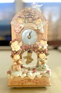 Vintage Angel/Cherub Mantel Clock (Victorian) - Picture 1 of 7