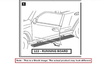 LEFT RUNNING BOARD 2016 FORD F150 Foto 1 de 4