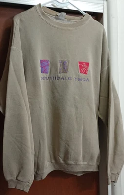 SUÉTER SOUTHDALE-EDINA, MN YMCA SANTEE HEAVYWEIGHT BRONCEADO XL EE. UU. ESPÍRITU MENTE CUERPO Foto 1 de 3