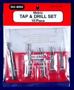DU-BRO 10-PIECE METRIC TAP AND DRILL SET ( CAT. # 510 ) - Picture 1 of 1