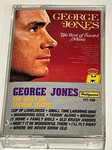 George Jones The Best Of Sacred Music Gospel Album Cassette 1J06 - Bild 1 von 2
