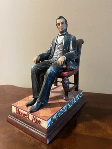 Figurina Jim Shore Honest Abe da collezione - Foto 1 di 8