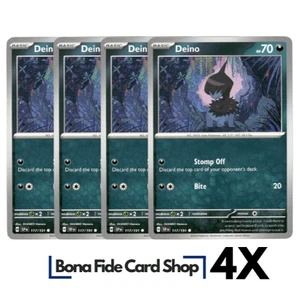 4x Deino 117/191 x4 - Surging Sparks - Pokemon TCG - Playset - Picture 1 of 2