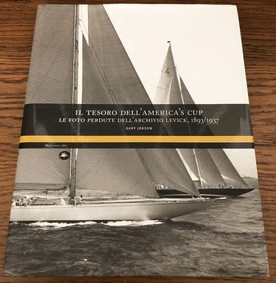 IL TESORO DELL'AMERICA'S CUP LE FOTO PERDUTE ARCHIVIO LEVICK 1893/1937 JOBSON - Immagine 1 di 4