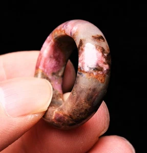 8.4g Natural Pretty Striking Rhodonite Crystal Gemstone Ring AAAA - Bild 1 von 6