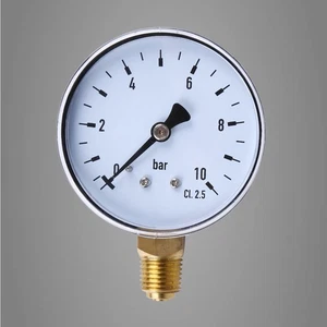 1/4" 0-10 Bar NPT Side Air Compressor Hydraulic Pressure Gauge - Picture 1 of 11