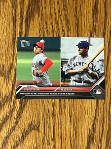 2023 Topps Now MLB #233 Shohei Ohtani / Babe Ruth - Bild 1 von 2