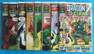 Artigli del Drago (1988) #1-10 Mancano 3&4 Marvel UK 1° App Testa della Morte AVG 8.0 - Foto 1 di 11