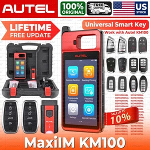 Autel MaxiIM KM100X KM100E Auto VIN IMMO Key Programming Diagnostic Scanner Tool - Picture 1 of 19