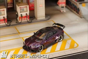 Coche modelo diecast SW 1:64 G82 M4 púrpura oscuro - Imagen 1 de 4