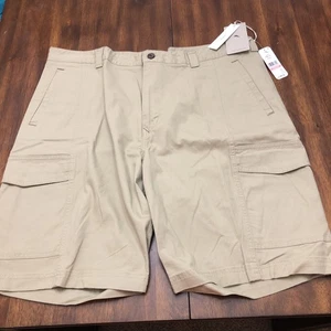 Pantaloncini cargo Tommy Bahama Key Isles da uomo, cachi, taglia 40 nuovi con etichette, prezzo al pubblico consigliato 89,50, 10 pollici - Foto 1 di 15