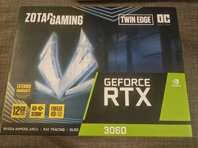 ZOTAC GAMING GEFORCE RTX 3060 TWIN EDGE OC LHR 12GB 192BIT GDDR6 GRAPHIC 50974 - Image 1 of 4