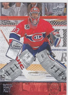 19/20 UD..PATRICK ROY..30 YEARS OF UPPER DECK INSERT..CARD # UD30-14..CANADIENS - Image 1 of 2