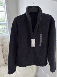 NWT Uniqlo Mens / Women’s Pile Lined Fleece Jacket Dark Grey Size XS - Picture 1 of 5