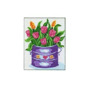 Tulips Tapestry Design Printed On Canvas #S1418.20 - Picture 1 of 1