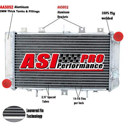 Aluminum Radiator Fits For 2004 -2006 Kawasaki Z750 Z750S - Image 1 of 4