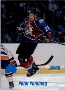 1999-00 TOPPS STADIUM CLUB #8 PETER FORSBERG COLORADO AVALANCHE