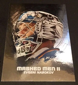 EVGENI NABOKOV 2009-10 In The Game Between The Pipes MASKED MEN II Silver #10 - Picture 1 of 2