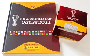 Panini FIFA WORLD CUP QATAR 2022 BOX 104 packets + HARDCOVER ALBUM Ed. Americas - Bild 1 von 21