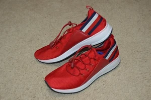 TOMMY HILFIGER TWREID-T WOMEN'S CASUAL ATHLETIC RED SNEAKERS- Sz 8.5M -EXCELLENT - Picture 1 of 8