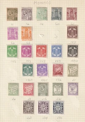 Monaco Mint & Used 1891-1957 - Image 1 of 3