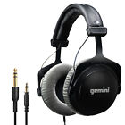 Gemini DJX-1000 Pro DJ Equipment Closed Back Over Ear Monitoring Headphones
