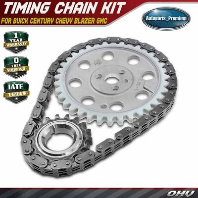 3x Kit de cadena de distribución del motor para Buick Checker Chevrolet GMC Oldsmobile Pontiac Foto 1 de 4