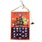 Felt Cloth Halloween Countdown Calendar Handmade Door Wall Hanging Decorations