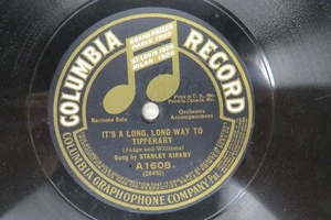 Stanley Kirkby - COLUMBIA A1608 - It's A Long, Long Way To Tipperary - WW I - Picture 1 of 4