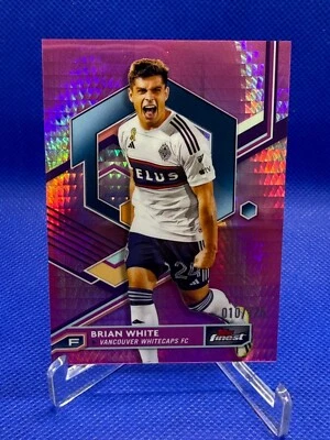 2023 Topps MLS Finest Pink Refractor Brian White 010/125 - Image 1 of 2