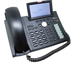 Snom D375 VoiP Business Telefon, gebraucht (voll funktionsfähig) - Bild 1 von 3