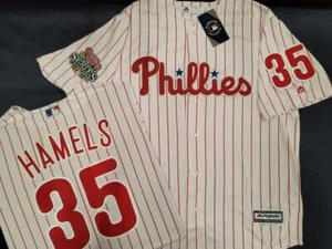 20114 Phillies Cole Hamels 2008 World Series CHAMPIONS Baseball TRIKOT NEU MIT ETIKETT - Bild 1 von 1