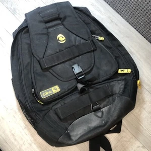 Mochila de snowboard Clive Trainer de colección años 90 rara negra correas de transporte - Imagen 1 de 4