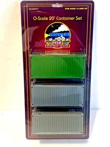 MTH O-Scale 20' Container Set 20-95377 Works with Lionel . NEW. - Picture 1 of 5