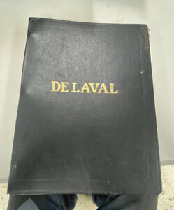 De Laval salesman sample book binder  yearbook cream separator parts book Milker
