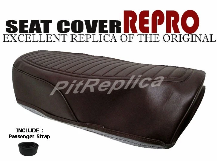 HONDA SEAT COVER CB550F CB550 F 1975 1976 1977 *HEAT PRESSED*BROWN*[ASPPS] - Image 1 of 4