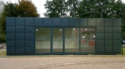 Bürocontainer  9x6 / Container Pavillon ,  Transport kostenlos + KRAN - Bild 1 von 4